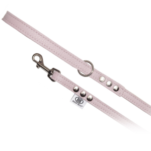 Permanent All Leather Leash in Pink